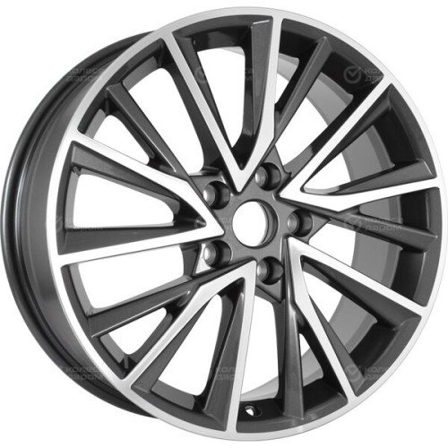 Колесный диск СКАД Premium Series КР010 (18_Tiggo 8 Pro) 7.5xR18 5x108 ET47 DIA60.1 серый глянцевый с полированной лицевой частью