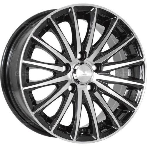 Колесный диск LS LS 804 6.5xR15 4x114.3 ET40 DIA73.1 черный полностью полированный