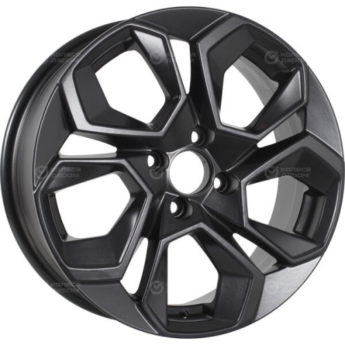 Колесный диск KDW KD1620 6.5xR16 4x100 ET45 DIA60.1 черный матовый