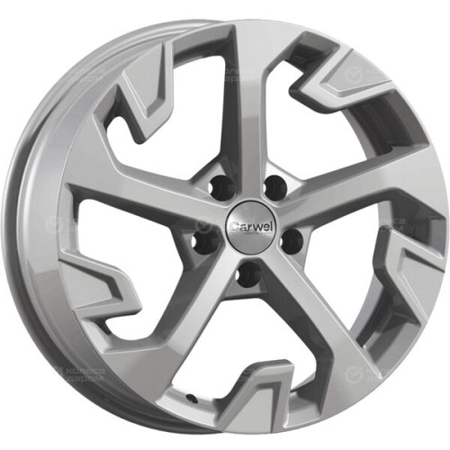 Колесный диск Carwel Таскан 262 7.5xR18 5x114.3 ET45 DIA60.1 темно-серебристый