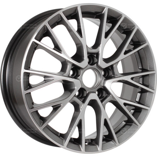 Колесный диск X-trike X135 6.5xR16 5x114.3 ET40 DIA66.1 темно-серебристый полированный