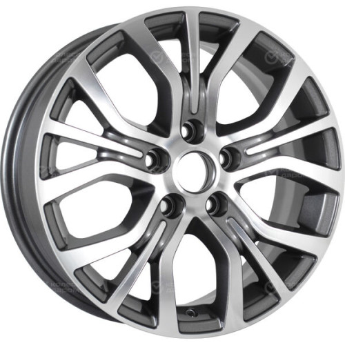 Колесный диск KHOMEN KHW1608 (Evolute I-Van) 6.5xR16 5x110 ET40 DIA67.1 насыщенный темно-серый полностью полированный