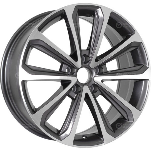 Колесный диск Replay HV66 8xR18 5x114.3 ET37 DIA66.6 насыщенный темно-серый полностью полированный