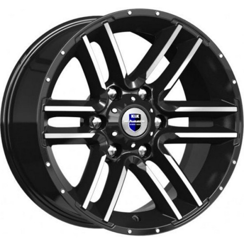 Легковой диск КиК Алгама 8x17 6x139,7 ET 106,1 Алмаз черный