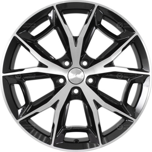 Колесный диск СКАД ПАРКЕР 7.5xR19 5x108 ET45 DIA67.1 черный глянцевый с полированной лицевой поверхностью