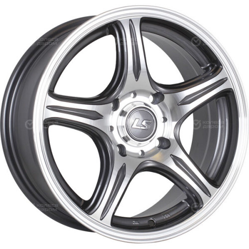 Колесный диск LS LS 319 7.5xR17 5x114.3 ET43 DIA73.1 насыщенный темно-серый полностью полированный