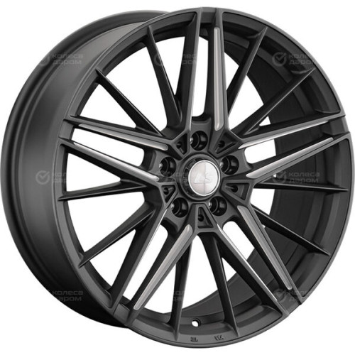 Колесный диск LS LS 1352 8xR18 5x108 ET33 DIA60.1 черный с полированной лицевой частью