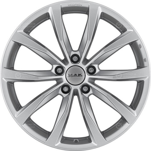 Колесный диск MAK WOLF 7.5xR18 5x114.3 ET45 DIA67.1 серебристый