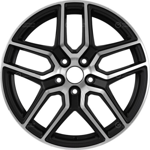 Колесный диск Replay LX134 8xR18 5x114.3 ET30 DIA60.1 черный матовый полностью полированный