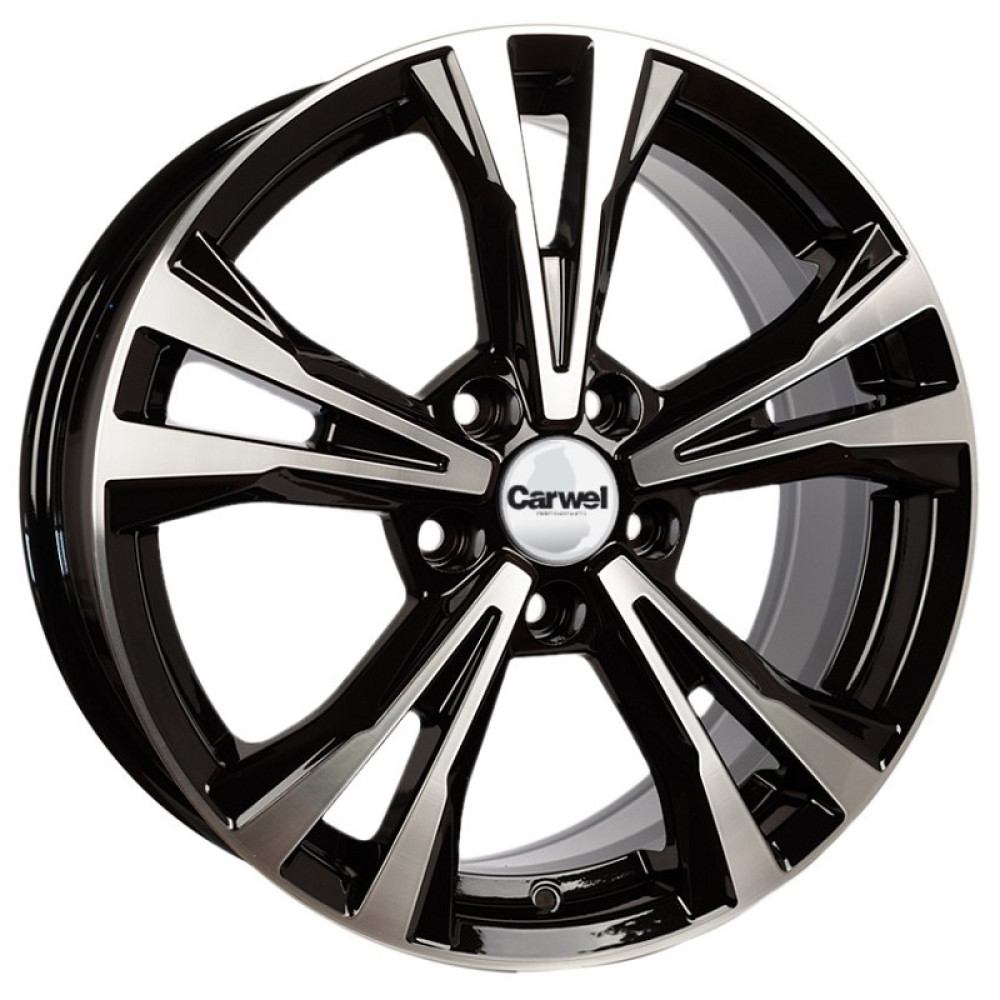 Легковой диск Carwel Самро 7x17 5x114,3 ET48,5 67,1 BK