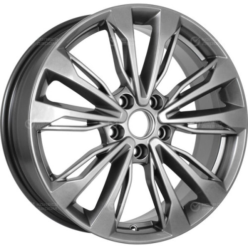 Колесный диск KDW KD1830 7xR18 5x114.3 ET48 DIA67.1 темно-серый