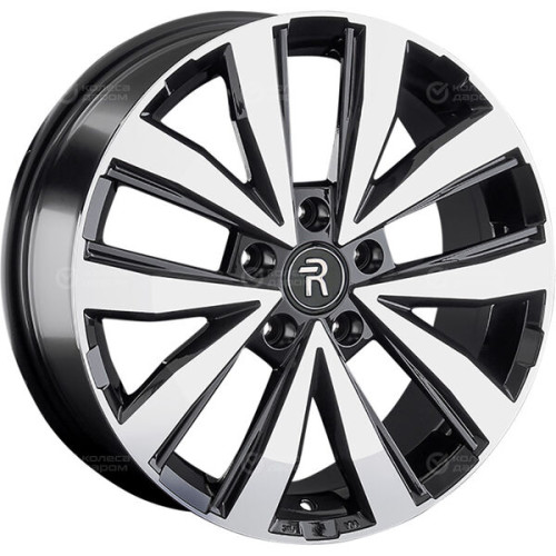 Колесный диск Replay MR275 7.5xR18 5x112 ET52 DIA66.6 черный глянцевый с полированной лицевой частью