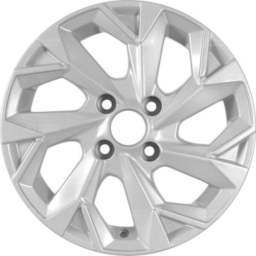 Колесный диск KHOMEN KHW1402 (14_ZV Datsun on-DO/Granta) 5.5xR14 4x98 ET35 DIA58.5 серебристый