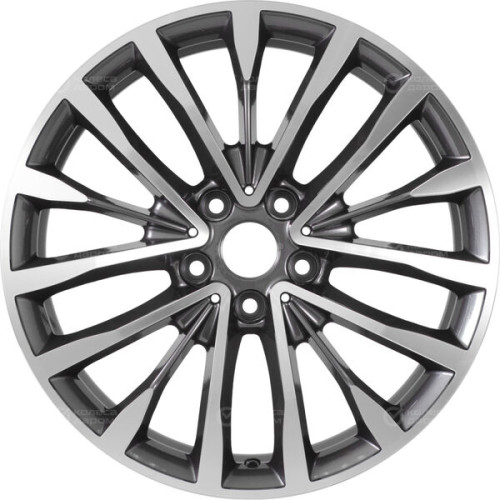 Колесный диск Replay LX211 8xR18 5x114.3 ET30 DIA60.1 насыщенный темно-серый полностью полированный