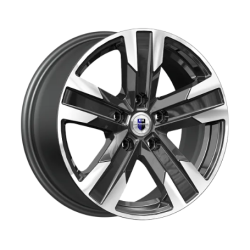 Легковой диск КиК Висмут 7x16 5x114,3 ET45 67,1 Алмаз черный (уценка: имеется дефект)