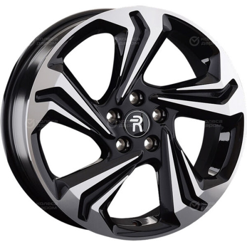 Колесный диск Replay DF1 6.5xR18 5x108 ET43 DIA65.1 черный полностью полированный