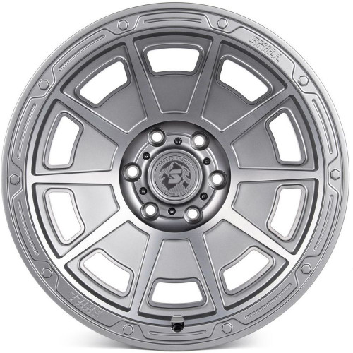 Легковой диск Skill Wheels SV308-DS218 10x20 6x139,7 ET10 77,8 графит матовый + полированные спицы