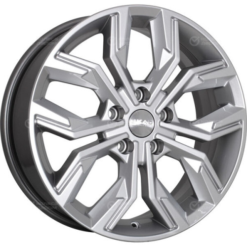 Колесный диск СКАД Амиата 7xR17 5x100 ET38 DIA67.1 серебристый