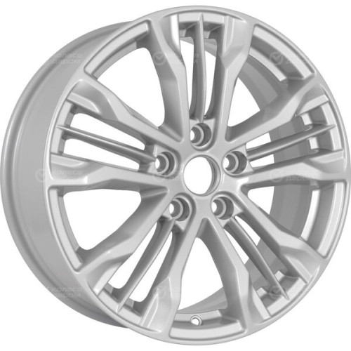 Колесный диск WUP Up106 7xR17 5x108 ET42 DIA65.1 глянцевый серебристый