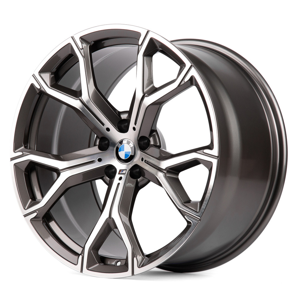 Легковой диск CMST SL078-FG555X 10x20 5x112 ET40 66,6 графит + полированные спицы