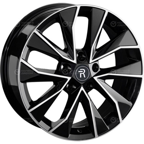 Колесный диск Replay NS260 7xR17 5x114.3 ET40 DIA66.1 черный глянцевый с полированной лицевой частью