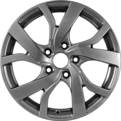 Колесный диск КиК Палермо 6.5xR16 5x110 ET39 DIA65.1 темно-серебристый