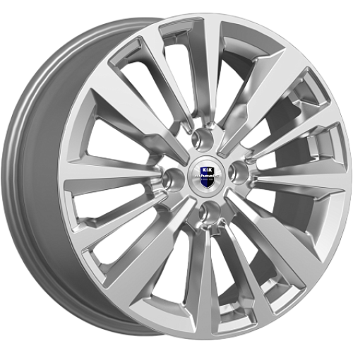 Легковой диск КиК Эрман 6,5x16 4x100 ET50 60,1 Дарк платинум (уценка: имеется дефект)