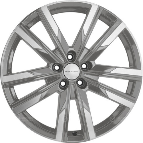 Колесный диск KHOMEN KHW1905 7.5xR19 5x108 ET36 DIA65.1 насыщенный темно-серый полностью полированный