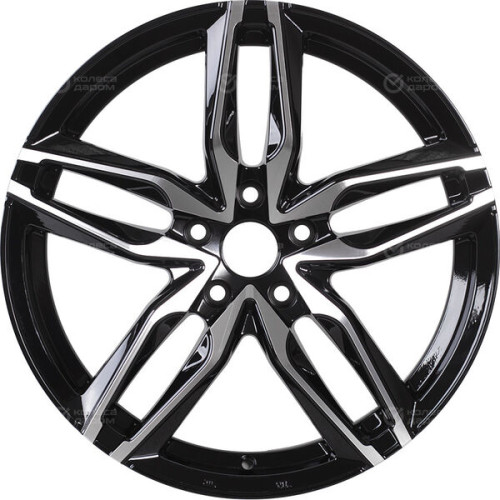 Колесный диск Replay MR196 7.5xR17 5x112 ET52 DIA66.6 черный полностью полированный