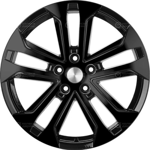 Колесный диск Carwel Куж 1803 7xR18 5x114.3 ET37 DIA66.5 чёрный