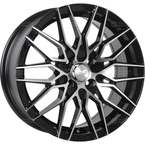 Колесный диск LS LS 1263 8xR18 5x114.3 ET35 DIA60.1 черный полностью полированный