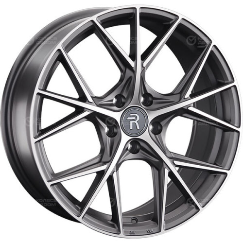 Колесный диск Replay A256 8xR18 5x112 ET40 DIA66.6 темно-серый матовый ,частично полированный