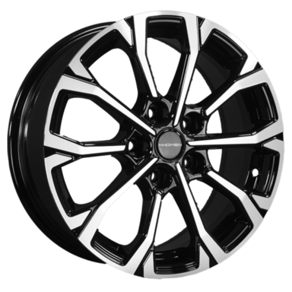 Легковой диск Khomen Wheels KHW1605 6,5x16 5x114,3 ET44 67,1 Black-FP