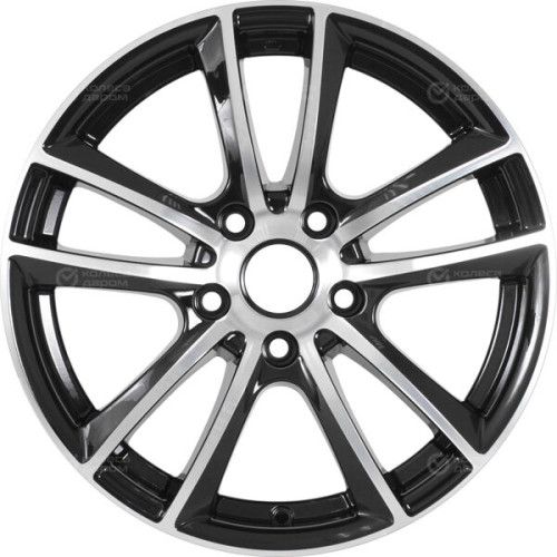 Колесный диск X-trike X116М 6.5xR16 5x112 ET45 DIA57.1 черный глянцевый с полированной лицевой поверхностью