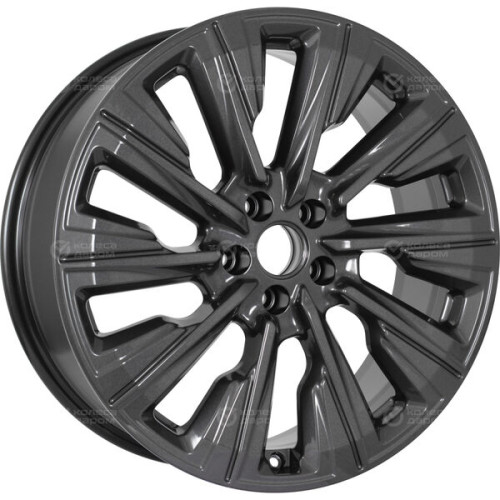 Колесный диск КиК Галего 7.5xR19 5x114.3 ET40 DIA60.1 насыщенный темно-серый полностью полированный
