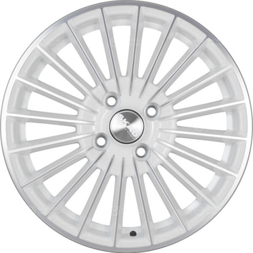 Колесный диск СКАД Веритас 6xR15 5x112 ET47 DIA57.1 белый с полированной лицевой частью