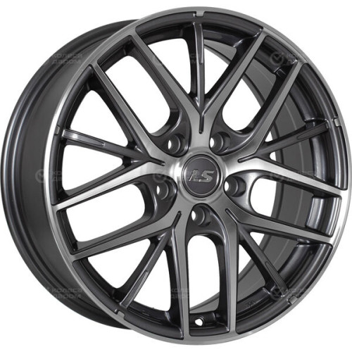 Колесный диск LS LS 315 7xR17 5x114.3 ET40 DIA73.1 насыщенный темно-серый полностью полированный