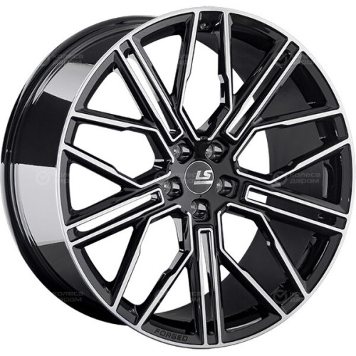 Колесный диск LS Forged LS FG08 10.5xR21 5x112 ET31 DIA66.6 черный полностью полированный