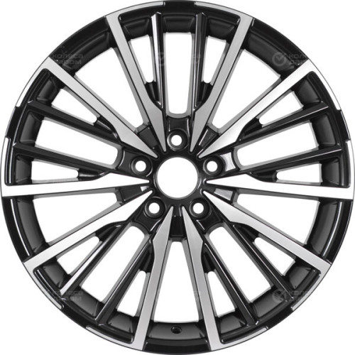 Колесный диск RST R178 7xR18 5x108 ET36 DIA65.1 глянцевый черный с полированной лицевой частью