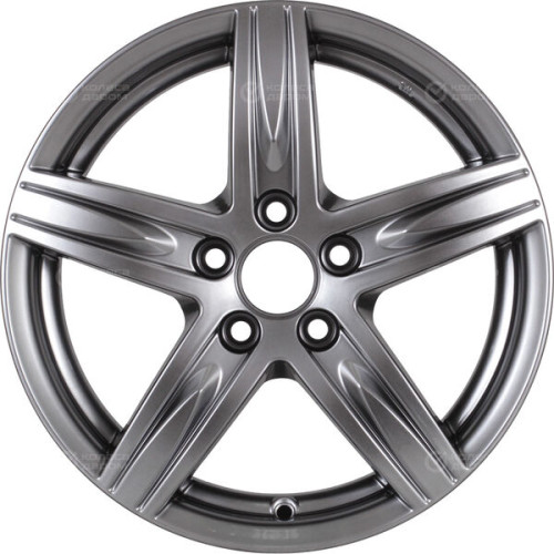 Колесный диск КиК Андорра-оригинал 7xR17 5x114.3 ET39 DIA60.1 темно-серебристый