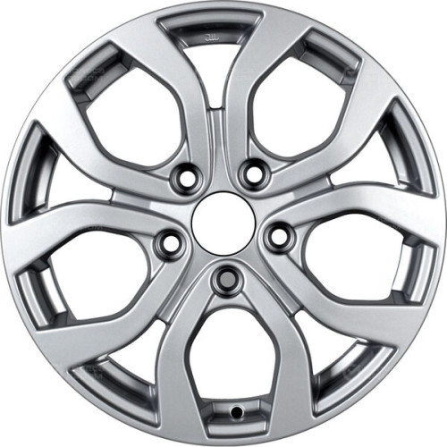 Колесный диск Carwel Буссе 164 6.5xR16 5x114.3 ET45 DIA67.1 серебристый металлик