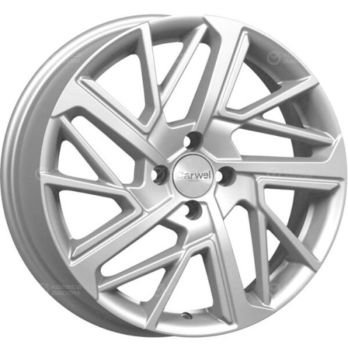 Колесный диск Carwel Мадон 267 6.5xR17 4x100 ET50 DIA60.1 серебристый