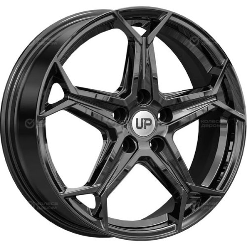 Колесный диск WUP Up118 6.5xR18 5x114.3 ET40 DIA64.1 черный глянцевый