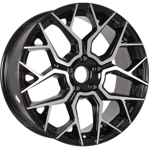 Колесный диск RST R148 8xR18 5x108 ET33 DIA65.1 глянцевый черный с полированной лицевой частью