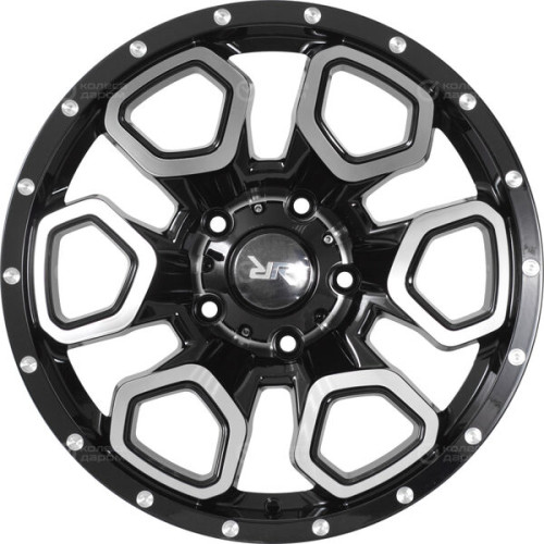Колесный диск Race Ready CSSD2827 9xR18 5x139.7 ET20 DIA110.5 черный глянцевый с полированной лицевой поверхностью