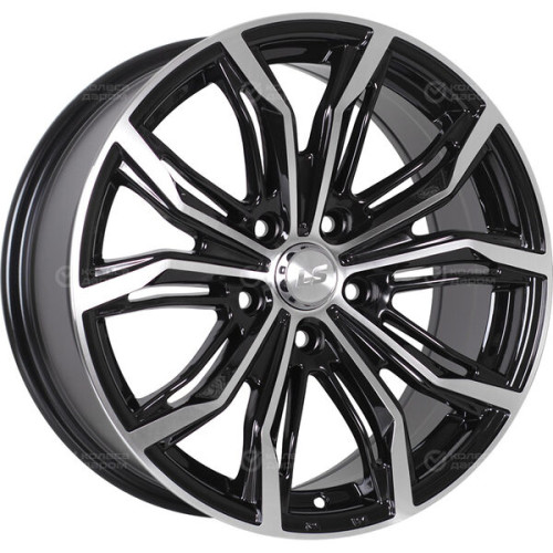 Колесный диск LS LS 750 7.5xR17 5x114.3 ET45 DIA73.1 черный полностью полированный