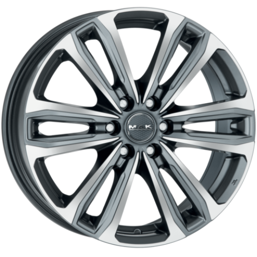 Легковой диск MAK Safari 7,5x17 6x114,3 ET45 66,1 Gun Metal Mirror Face