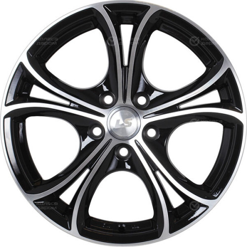 Колесный диск LS LS 393 7.5xR17 5x114.3 ET45 DIA73.1 черный полностью полированный
