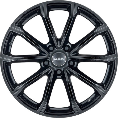 Колесный диск MAK DaVinci 8xR19 5x112 ET30 DIA76 чёрный глянцевый