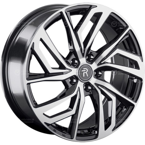 Колесный диск Replay V120 7.5xR18 5x108 ET50.5 DIA63.3 черный глянцевый с полированной лицевой частью